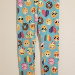 Children's Place Emoji Leggings sz 7/8